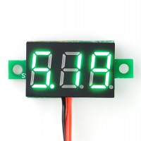 0,28" Mini Digital-Voltmeter mit LED Anzeige, 3,2-30V, 2-Wire, grün