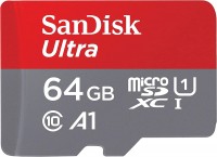 SanDisk Ultra microSDHC A1 140MB/s Class 10 Speicherkarte 64GB, ohne Adapter