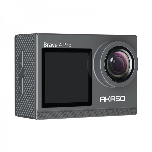 Akaso Brave 4 Pro Action Cam, 40MP, 4K, 30fps, 5x Zoom, Front-Display, WiFi