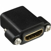 HDMI Adapter zum Einbau mit Gewinde A Buchse - A Buchse
