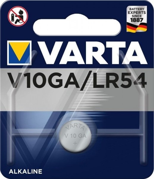 VARTA Knopfzelle Alkaline LR54 / V10GA