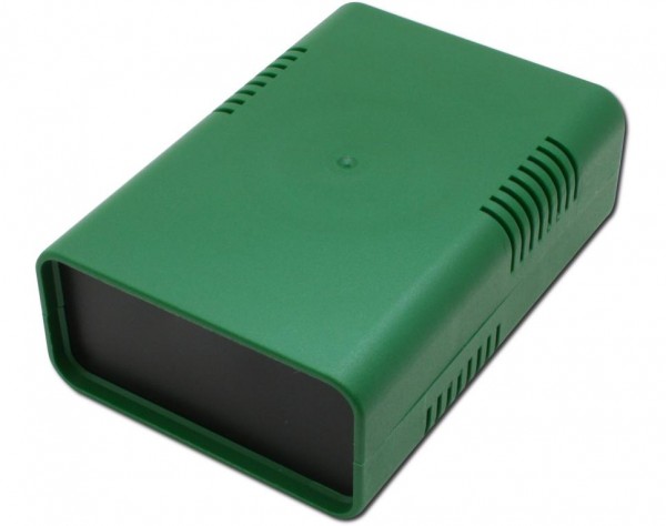 Universalgehäuse, Euro Box, klein, 95x135x45mm, grün