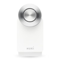 NUKI Smart Lock Pro 4..Gen: Matter & Thread kompatibles Smart Home Türschloss, weiß