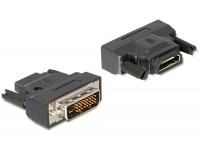 Adapter HDMI A-Buchse - DVI-D (24+1) Stecker mit Aktivitäts-LED
