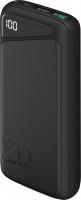 Quickcharge Powerbank mit QC3.0, Power Delivery und USB-C, 20.000 mAh, schwarz