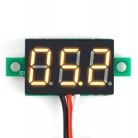 0,28" Mini Digital-Voltmeter mit LED Anzeige, 0-99V, 3-Wire, gelb