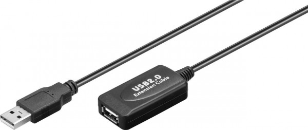 Aktive USB 2.0 Verlängerung / Repeater 10m