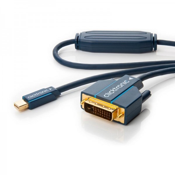 Clicktronic Casual Mini DisplayPort / DVI Adapterkabel