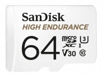 SanDisk High Endurance micro SDXC UHS-I U3 Speicherkarte &#43; Adapter 64GB