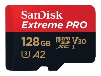 SanDisk Extreme Pro microSDXC A2 UHS-I U3 V30 200MB/s Speicherkarte + Adapter 128GB