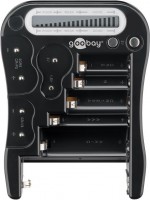 Goobay LCD-Batterietester: Universelle Prüfung für Standard-, Foto- und Knopfzellen