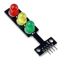 LED Ampel Modul mit 3x 8mm LED &#40;rot, gelb, gr&#252;n&#41;, 5V