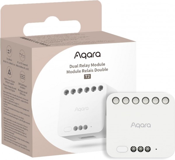 AQARA Dual Relay Module T2, Energieüberwachung, Wireless Switch Modus, Zigbee 3.0