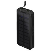 Outdoor Quickcharge Powerbank mit Solar, QC3.0, PowerDelivery und USB-C, 20.000 mAh