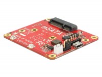 Konverter Raspberry Pi USB Micro-B Buchse / USB Pin Header - mSATA 6 Gb/s