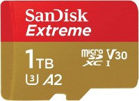 SanDisk Extreme microSDXC A2 UHS-I U3 V30 Speicherkarte + Adapter 1TB