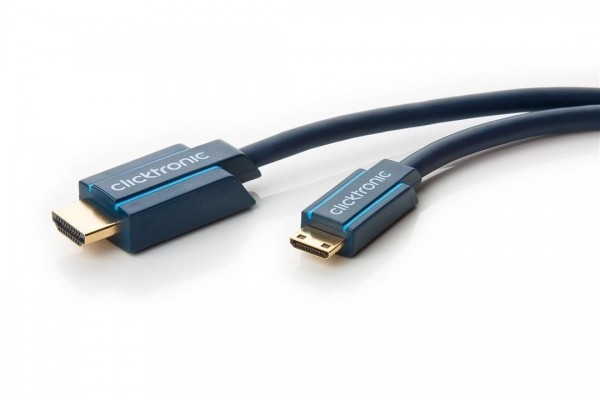 Clicktronic Casual Mini HDMI Adapterkabel mit Ethernet