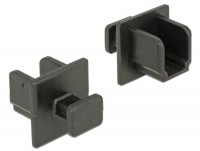 Staubschutz für USB 3.0 Typ-B Buchse mit Griff 10 Stück schwarz