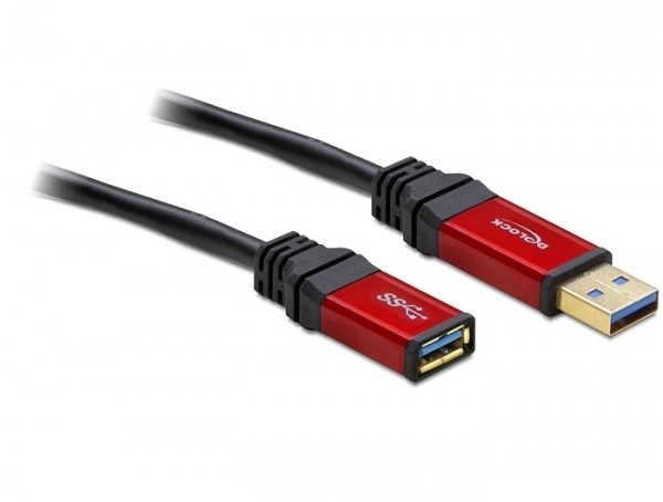 Delock Premium USB 3.0 Verlängerung A Stecker &amp;#150; A Buchse