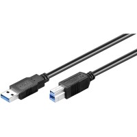 USB 3.0 SuperSpeed Kabel A Stecker > B Stecker