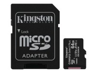 Kingston Canvas Select Plus microSDXC Class 10 Speicherkarte &#43; Adapter 64GB