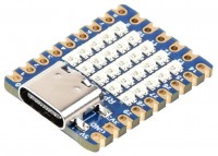 Waveshare RP2040-Matrix Entwicklungsboard: 5&#215;5 RGB LED Matrix, 2MB NOR-Flash, 20 GPIO-Pins, USB-C