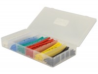 Schrumpfschlauch Sortiment 100-teilig farbig in Kunststoffbox
