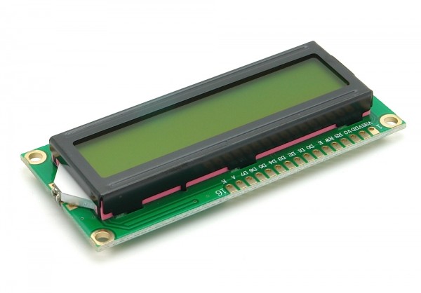 LCD 16x2 grün / gelb