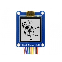 1.3" 144x168 Bicolor LCD Modul mit eingebettetem Speicher, SPI Interface, Low Power