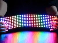 Biegsame 8x32 NeoPixel RGB LED Matrix