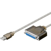USB zu Parallel Konverter USB A Stecker - 25-pol. D-Sub Buchse