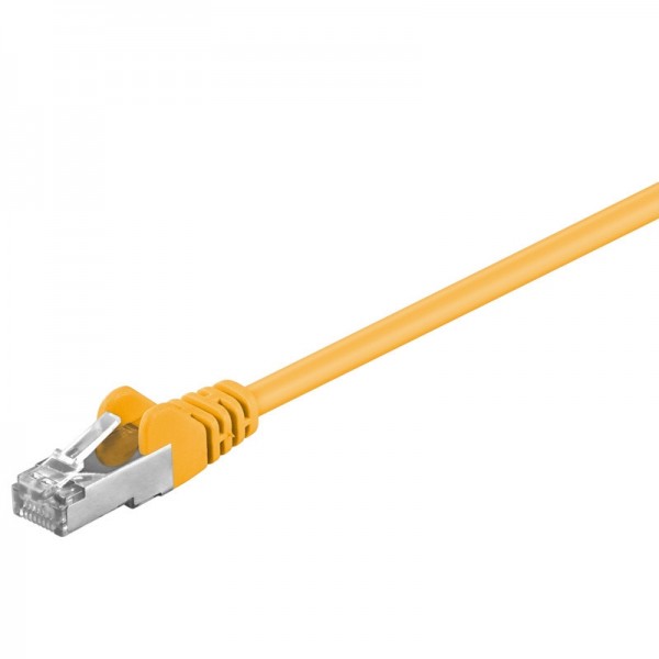 CAT 5e Netzwerkkabel, F/UTP, gelb
