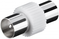 Adapter, Koax-Stecker - Koax-Stecker, Kunststoffausführung