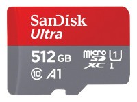 SanDisk Ultra microSDXC A1 120MB/s Class 10 Speicherkarte &#43; Adapter 512GB