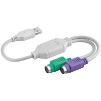 USB auf 2x PS/2 Konverter / Adapter