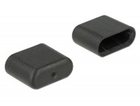 Staubschutz für USB Type-C Stecker 10 Stück schwarz
