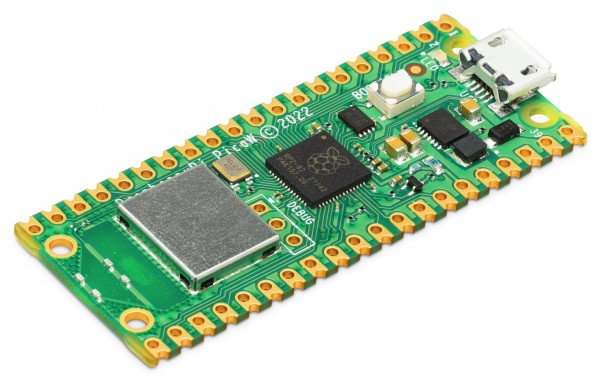 Raspberry Pi Pico W, RP2040 &#43; WLAN Mikrocontroller-Board