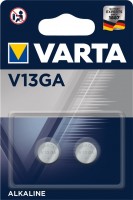 VARTA Knopfzelle Alkaline LR44 / V13GA, 2er Blister