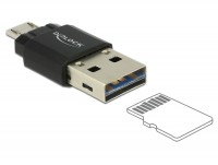 OTG Micro SD Cardreader Micro B Stecker - A Stecker