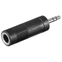 Klinken Adapter 6,3mm Stereo Klinkenkupplung - 3,5mm Stereo Klinkenstecker