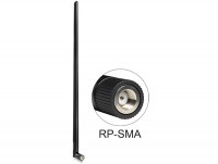 WLAN 802.11 b/g/n Antenne RP-SMA 9 dBi omnidirektional Gelenk schwarz
